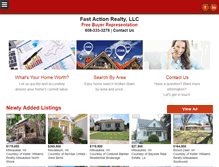 Tablet Screenshot of fastactionproperties.com